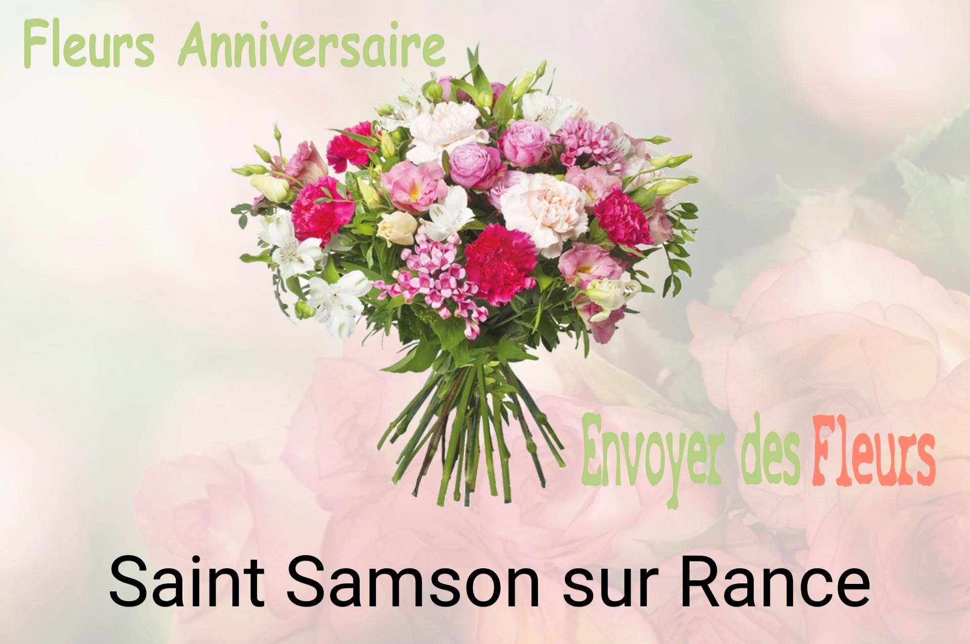Bouquet de fleurs d’anniversaire livré à Saint-Samson-sur-Rance