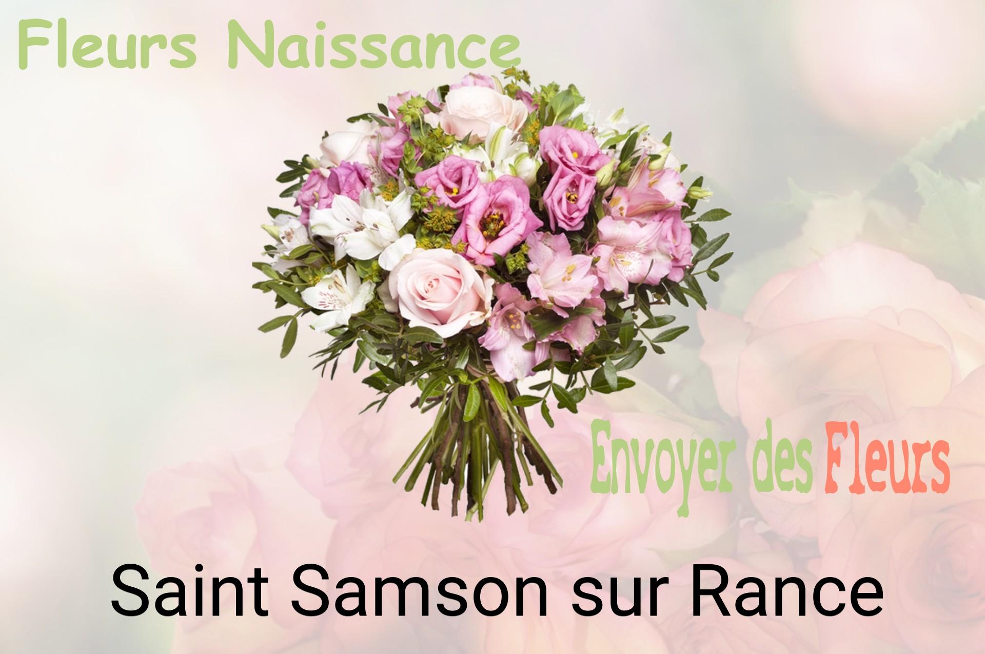 Bouquet de fleurs de naissance livré à Saint-Samson-sur-Rance