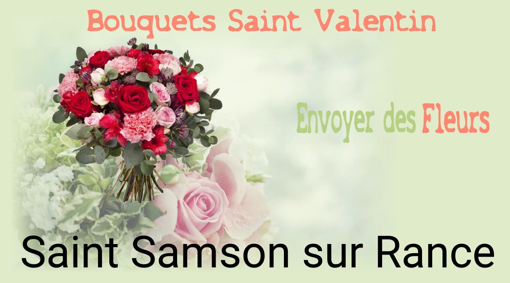 Roses de Saint-Valentin livrées à Saint-Samson-sur-Rance